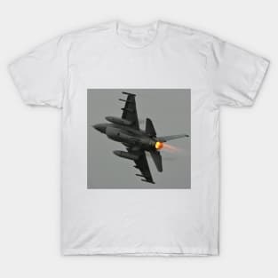 F-16 Afterburner Turn with vapor T-Shirt